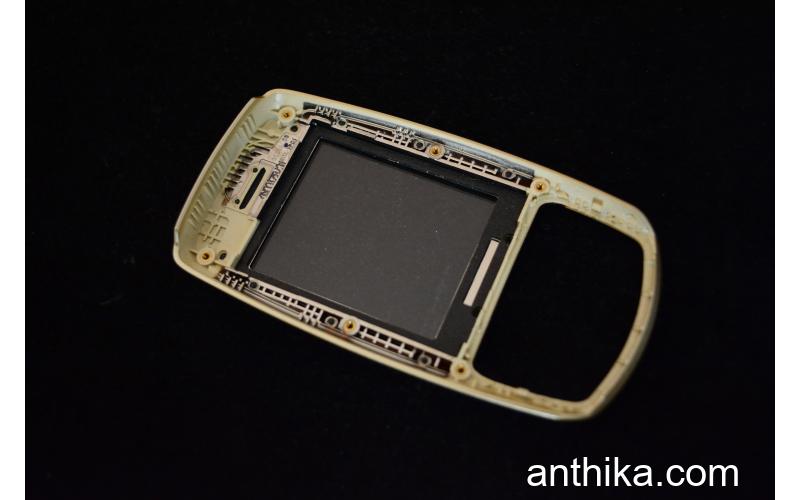 Samsung E830 Kapak Original Front Cover Gold Used