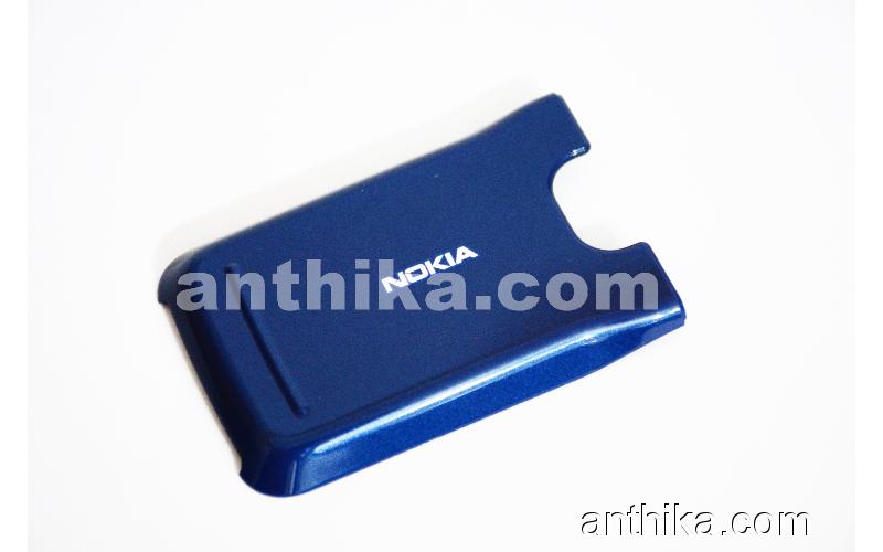 Nokia 6120 Classic Kapak Original Battery Cover Navy Blue New