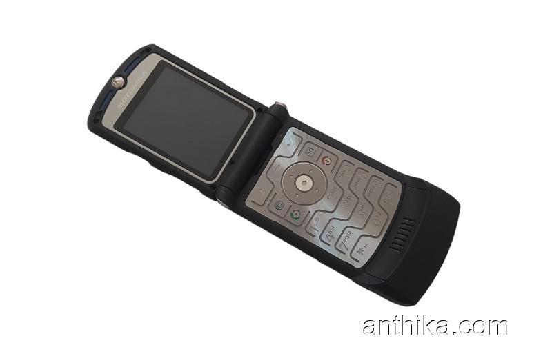 Motorola V3 Ekran Flex Tuş Board Mekanizma Original Lcd Mechanism Black