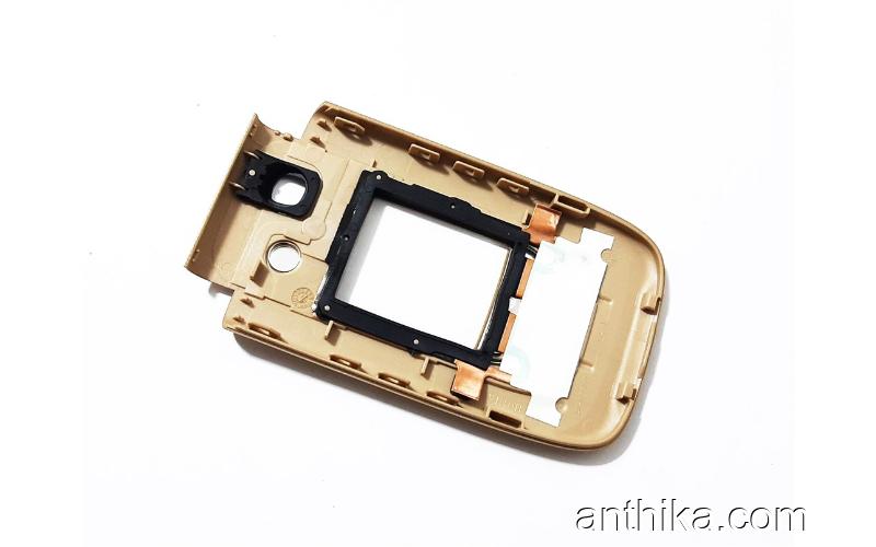 Nokia 6131 Kapak Original Front Cover Gold New