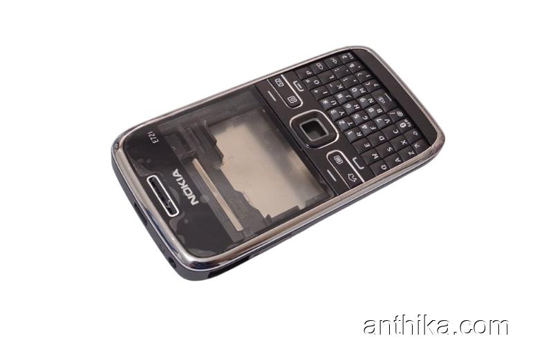 Nokia E72 E72i Kapak Kasa Tuş Original Housing Black New Condition