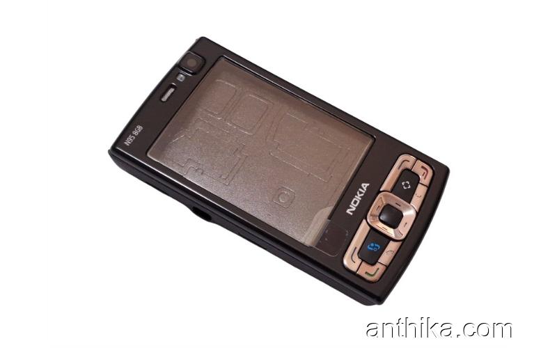 Nokia N95 8GB Kapak Tuş Full Set Siyah N95 8GB Body Cover Black New