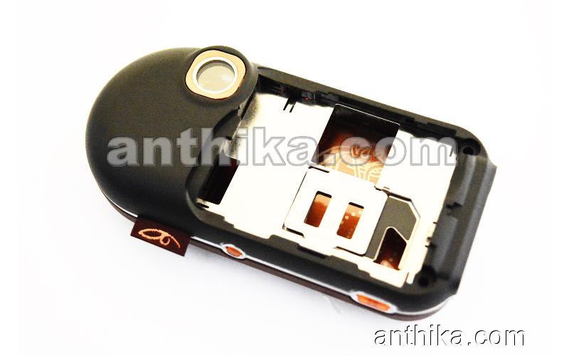 Nokia 7373 Kapak Kasa Tuş Original Housing Brown New