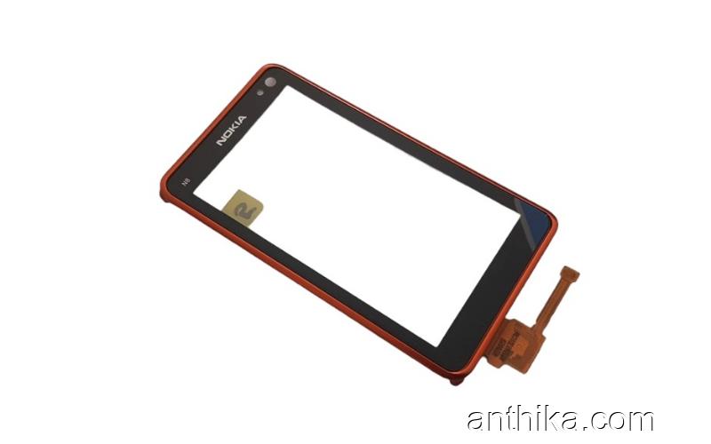 Nokia N8 N8-00 Dokunmatik Original Digitizer Touchscreen Orange New