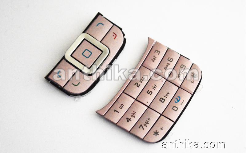 Nokia 6111 Tuş Original Keypad Menu Numeric Keymat Pink New