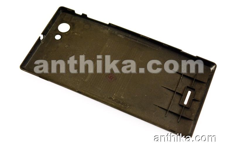 Sony Xperia J ST26i Kapak Original Battery Cover Black New