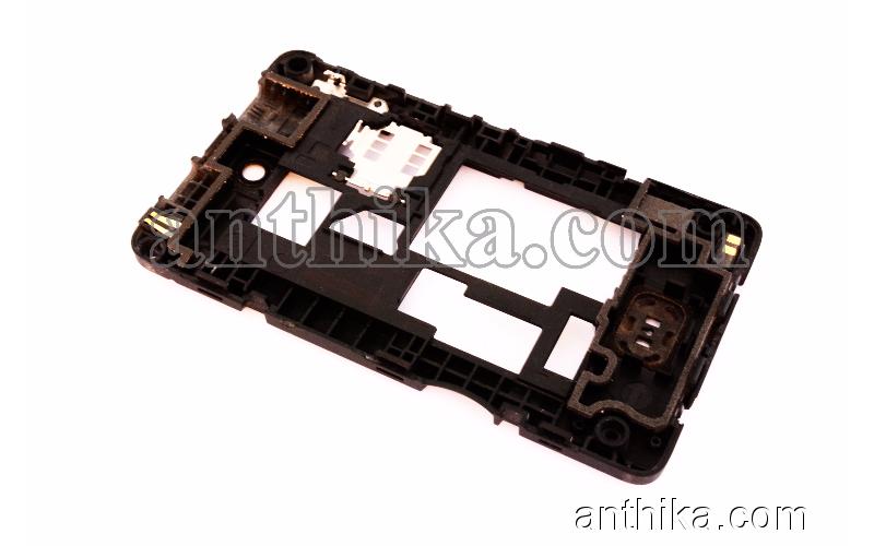 Nokia 501 Kasa Original Middle Cover Black Used 02506L1