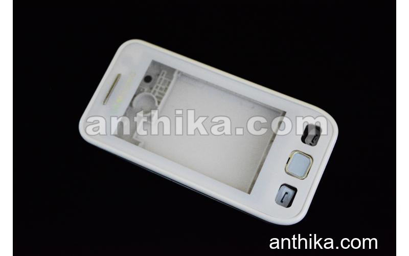 Samsung S5250 S5253 S5750 Kapak Kasa Tuş Full Housing White New