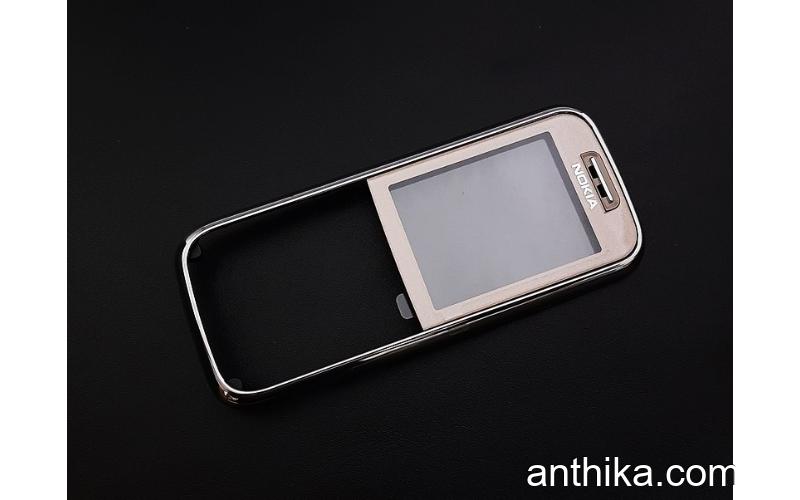 Nokia 6233 Kapak Original Front Cover Silver New