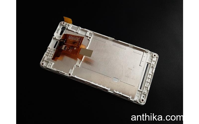 Sony Xperia M C1905 C1904 C2005 Ekran Dokunmatik Panel Çıtalı Beyaz