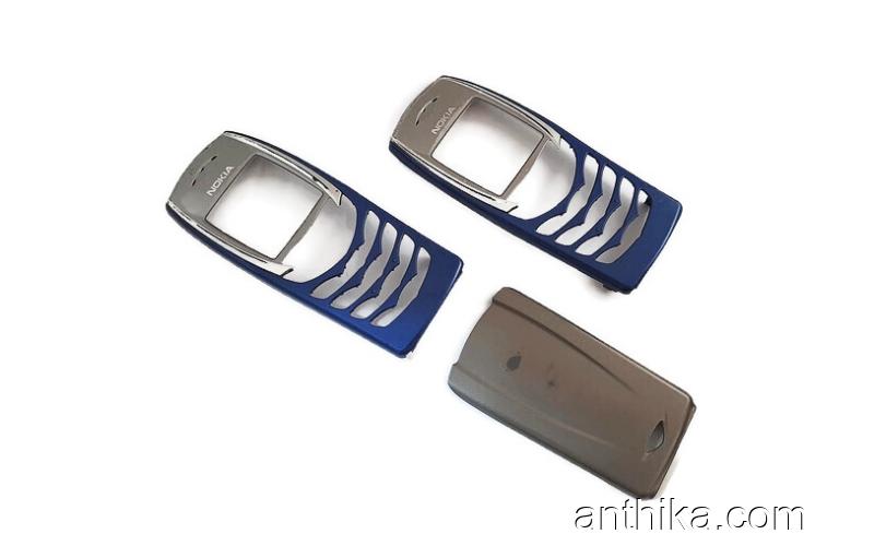 Nokia 6100 Kapak Set Original Xpress on cover Navy blue Used