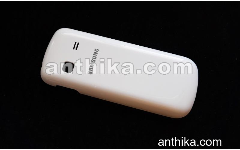 Samsung E2252 Kapak Original Battery Cover White Used