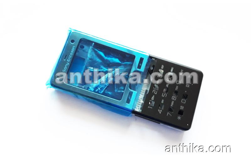 Sony Ericsson T650 Kapak Kasa Tuş High Quality Full Housing Black New