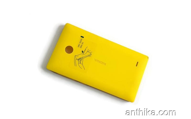 Nokia Lumia X Kapak Original Battery Cover Back Cover Yellow New