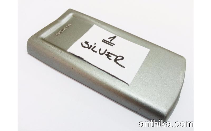 Nokia 8850 8890 Arka Kapak Battery Cover Silver-1