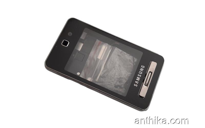 Samsung F480 Kapak Kasa Tuş High Quality Full Housing Gray New