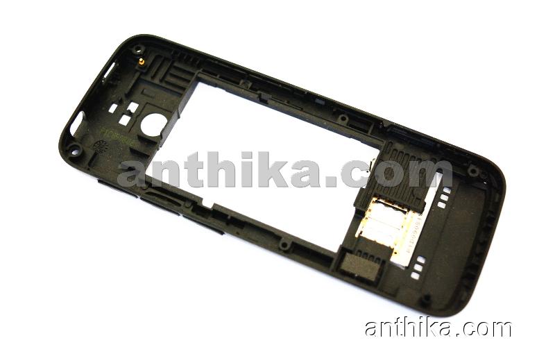 Nokia 5630 Kasa Original Middle Cover Black New