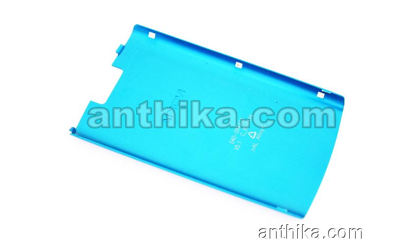 Nokia X3-02 Kapak Original Battery Cover Blue New