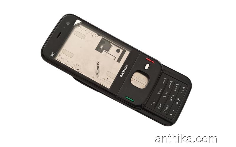 Nokia N85 Kapak Kasa Tuş Original Full Housing Black Used-22