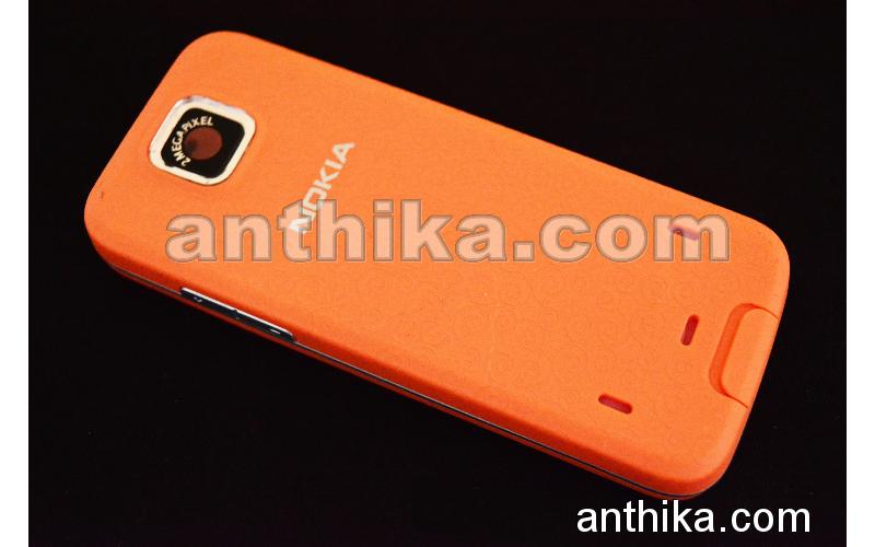 Nokia 7310 Supernova Kapak Tuş High Quality Xpress on Cover Orange New