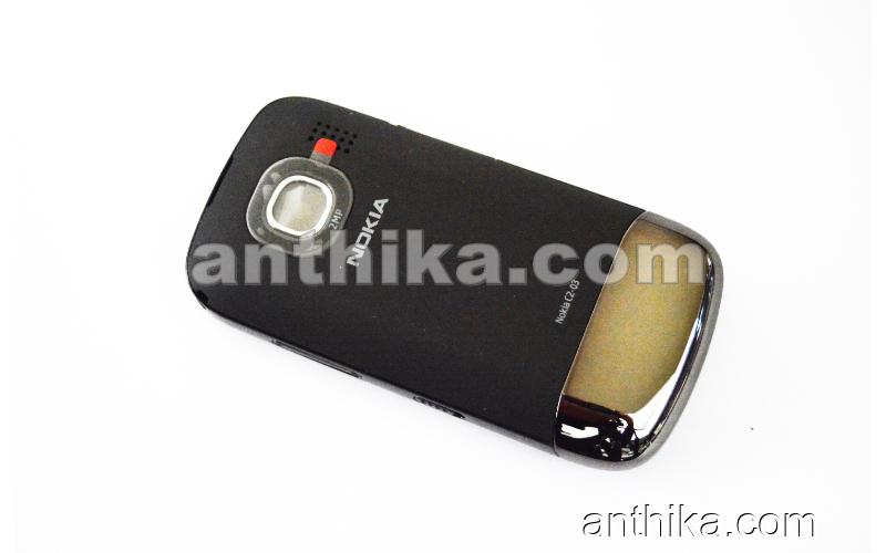 Nokia C2-03 Kapak Kasa Tuş High Quality Full Housing Black New