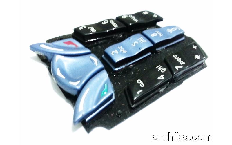 Nokia 7250 7250i Tuş A++Kalite Keypad Blue