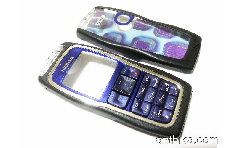 Nokia 3220 Kapak Tuş Orjinal Kalitesinde Xpress On Cover Black Blue