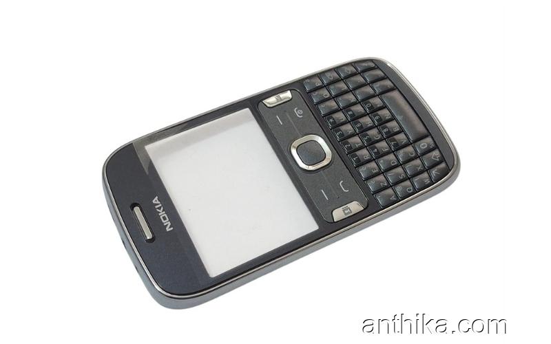 Nokia 302 Asha Kapak Tuş Original Front Cover and Keypad Gray New