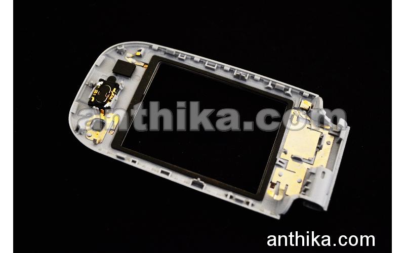 Nokia 6267 Ekran Çerçeve Speaker Original Lcd Display Frame Silver Used