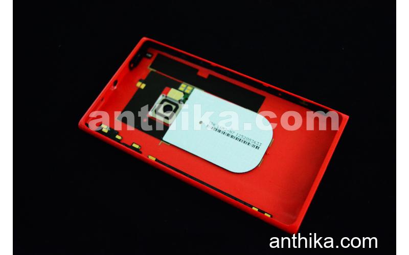 Nokia Lumia 920 Kapak Kasa Original Unibody Back Cover Red Used