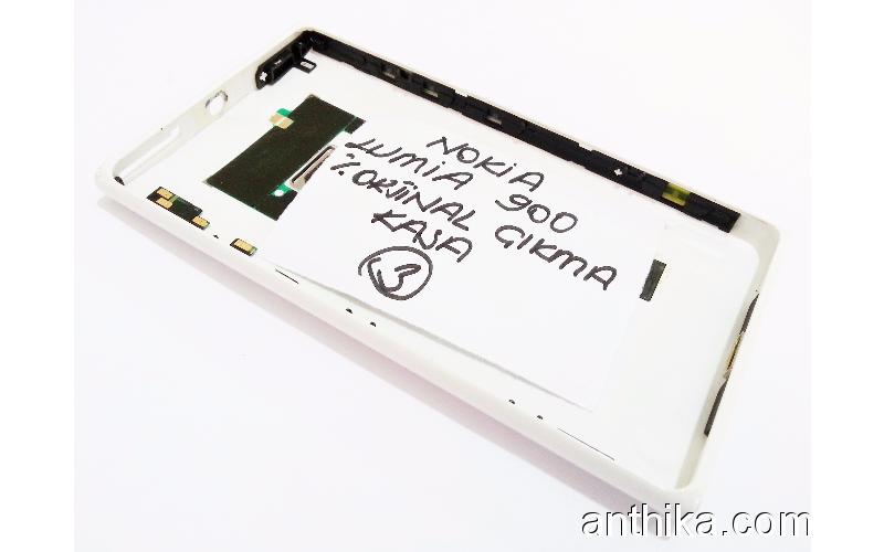 Nokia Lumia 900 Kapak Kasa Middle White-3