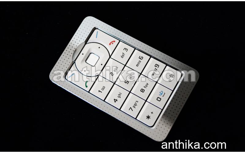 Nokia 6170 Tuş Original Keypad Silver New