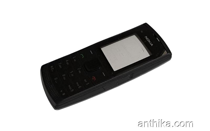 Nokia X1-01 Kapak Kasa Tuş Full Housing Black New