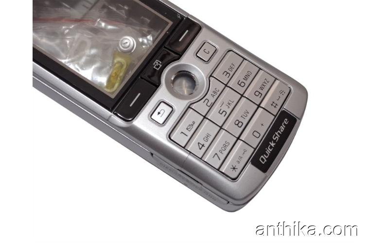Sony Ericsson K750 K750i Kapak Kasa Tuş Full Housing Silver New