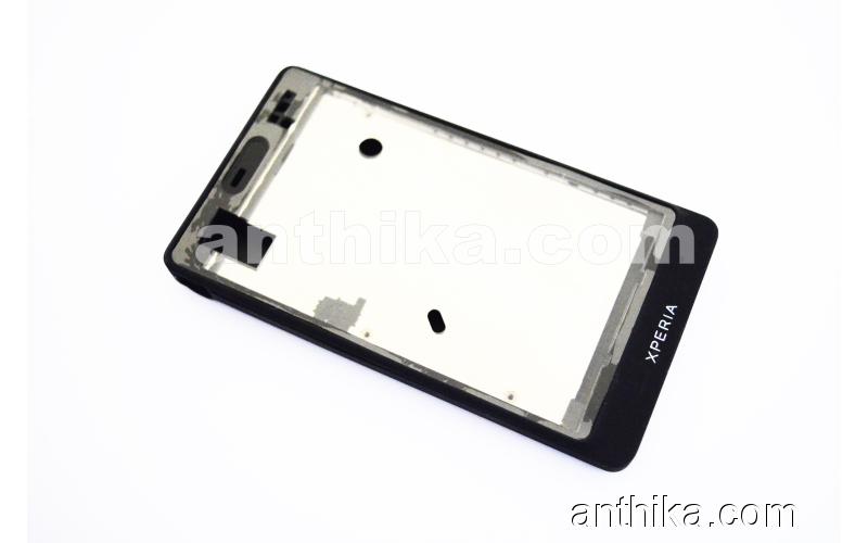 Sony Xperia Go ST27 ST27i Kapak Kasa Original Housing Black New