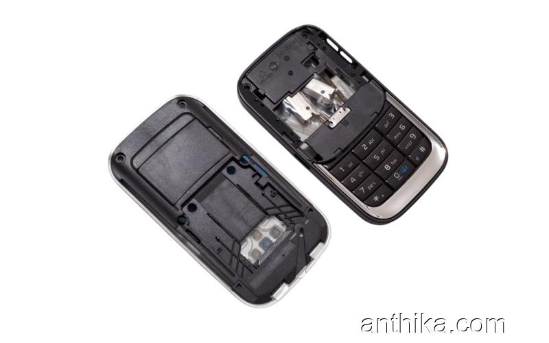 Nokia 6111 Kapak Kasa Kızak Tuş High Quality Full Housing Black New