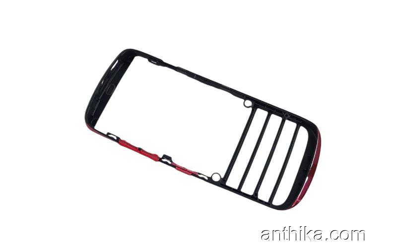 Nokia Asha 300 Kapak Original Front Cover Red New