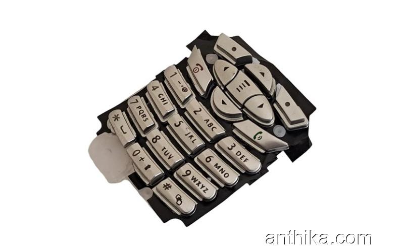 Motorola C350 Tuş Original c350 Keypad Silver New