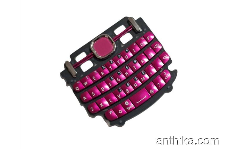 Nokia Asha 200 201 Tuş Original Keypad Pink New