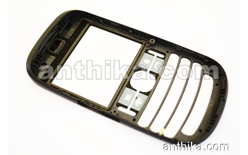 Nokia Asha 200 201 Kapak Original Front Cover Black Used