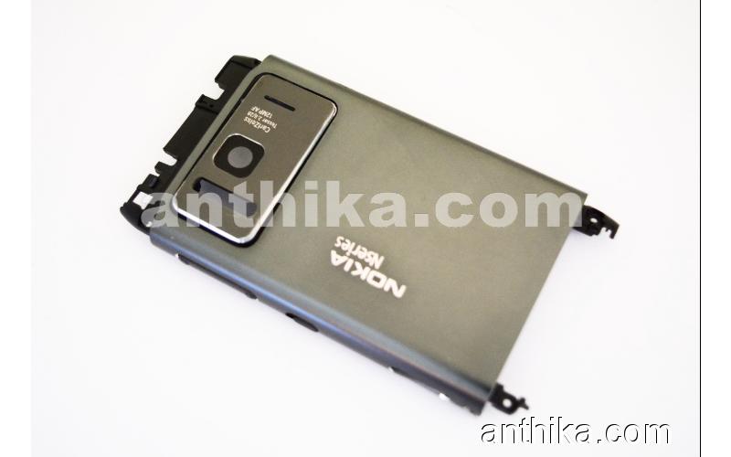 Nokia N8 N8-00 Kasa Buzzer Original Middle Back Cover Silver Used-36