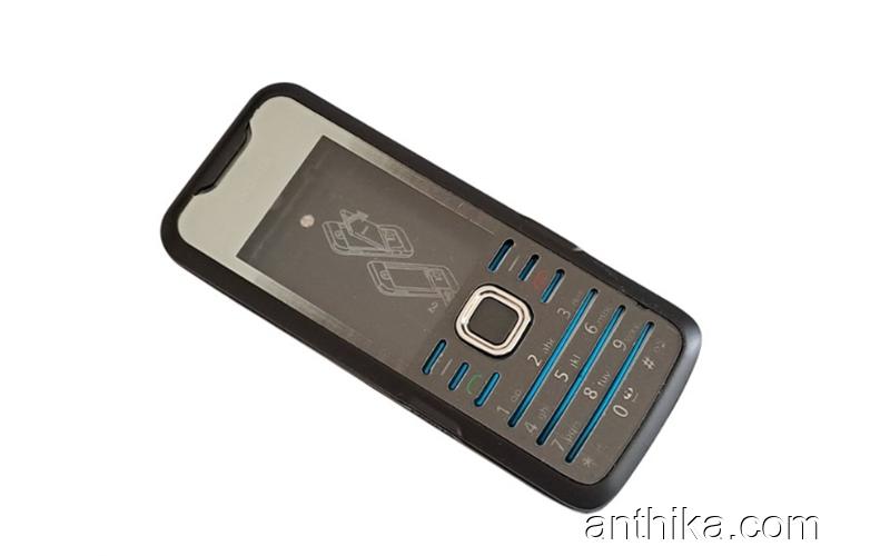 Nokia 7210 Kapak Tuş Orta Çıta High Quality Cover Middle Frame Black