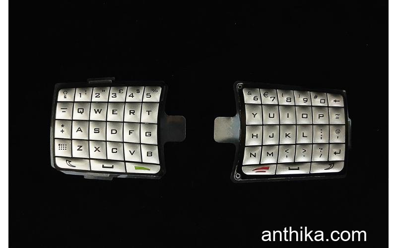 Nokia 6822 Tuş Klavye Set Original Numeric Keypad Qwertz Silver New