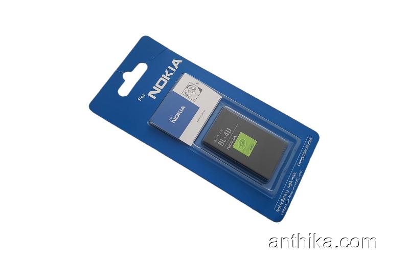 Nokia BL-4u Batarya Pil 3120 8800 Arte 6600 Slide E66 E75 5730 Asha Serisi