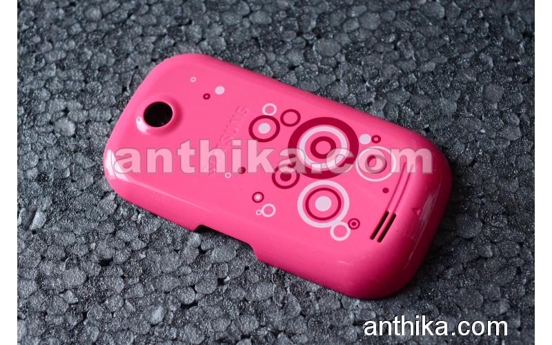 Samsung S3650 Kapak Original Battery Cover Pink New-2