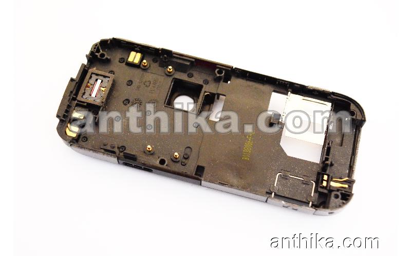 Nokia 6233 Kasa Buzzer Speaker Şarj Soketi Orginal Middle Cover Grey