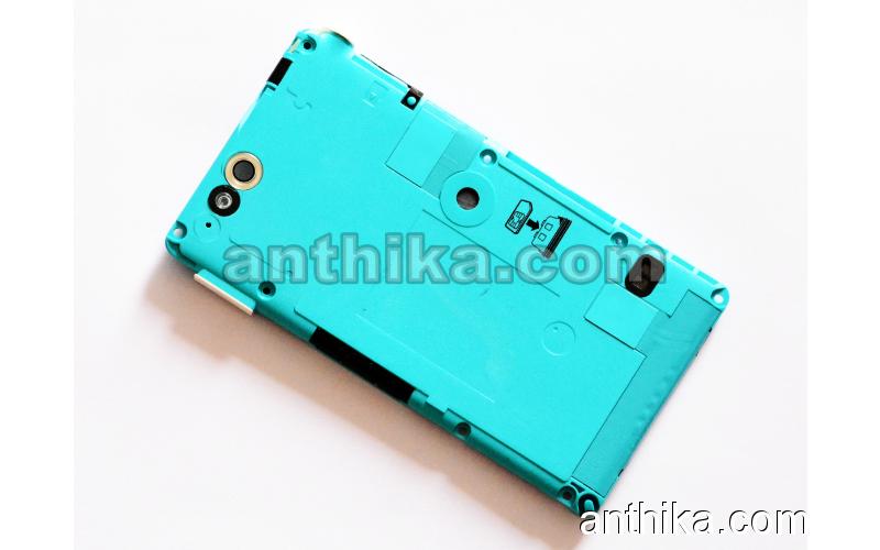 Sony Xperia Go ST27i Kasa Flex Original Middle Cover Blue Used 1262-5039