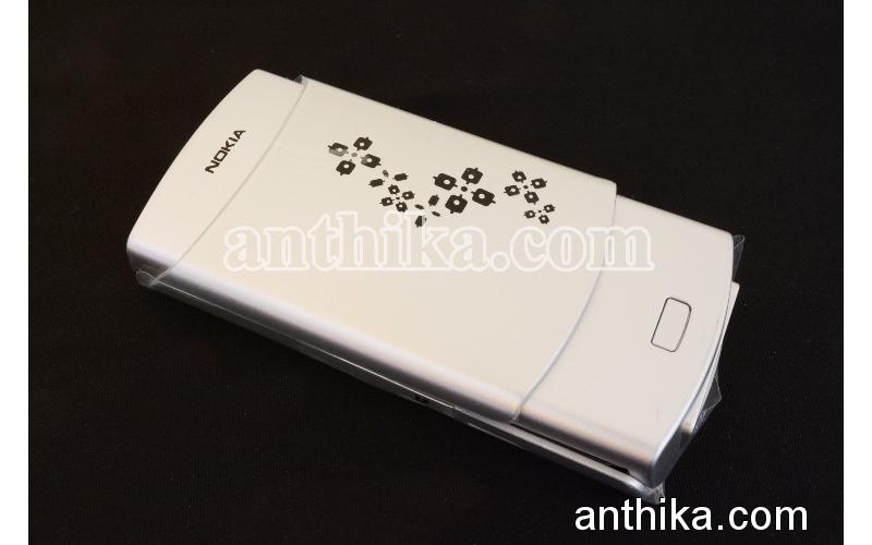 Nokia N72 Kapak Tuş Orjinal Kalitesinde Xpress On Cover Silver New