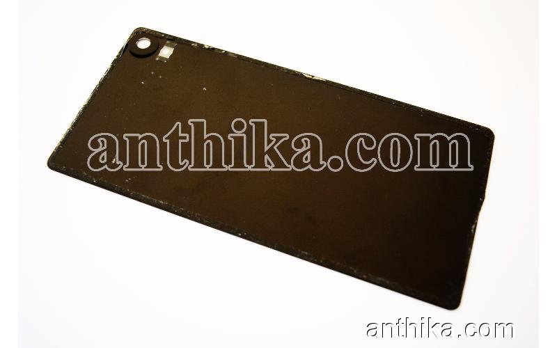 Sony Xperia Z1 C6903 Kapak Original Battery Cover Black Used 1276-6948