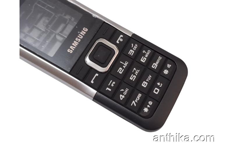 Samsung E1125 Kapak Kasa Tuş High Quality Full Housing Black Silver New